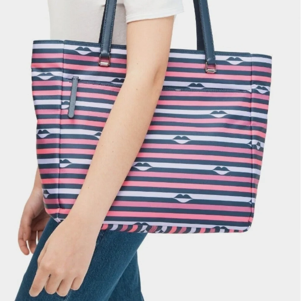 Kate Spade Jae Lip striped Tote